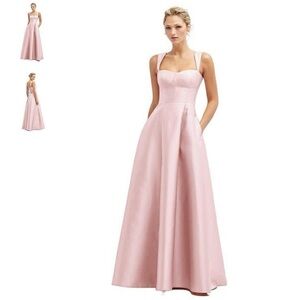 Alfred Sung gown. Size 6. Ballet Pink.